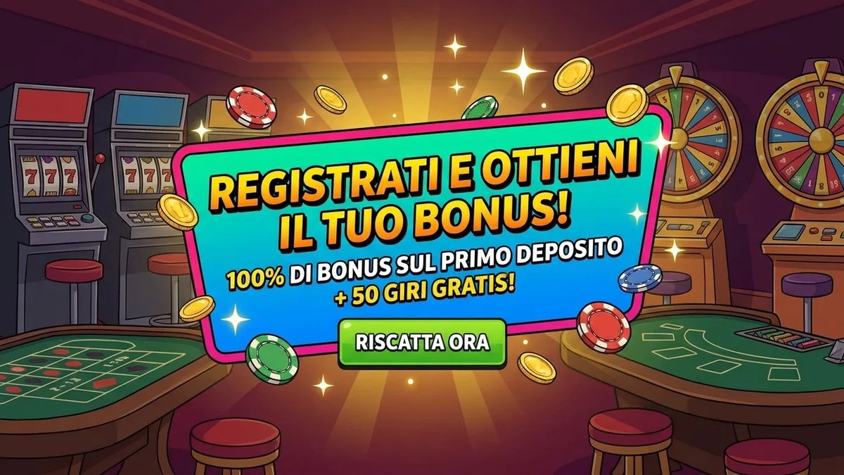 Registrazione con bonus